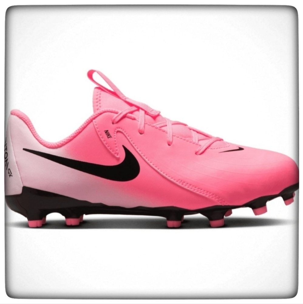 Nike Soccer Youth Phantom GX2 Academy FG MG Outdoor Cleat-Sunset Pulse/B…